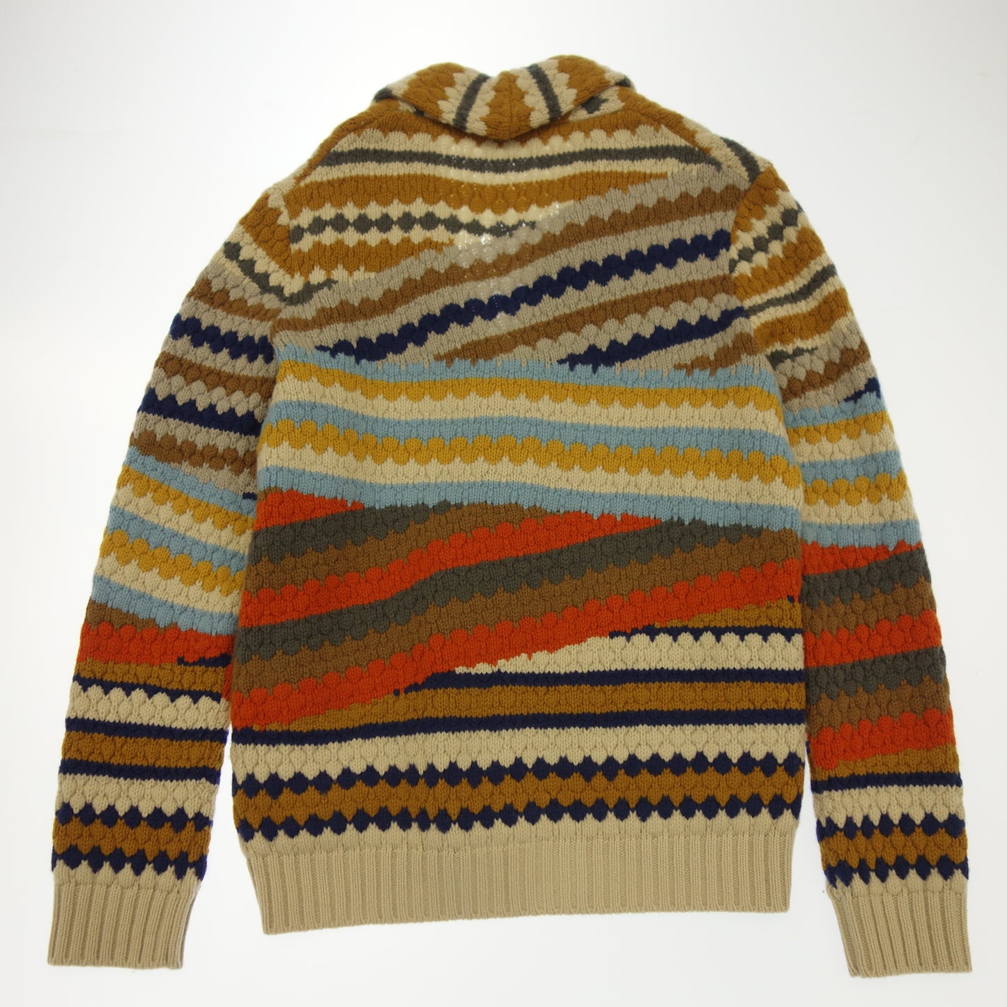 Good condition ◆ Missoni knit cardigan wool men's size M multicolor MISSONI [AFA14] 