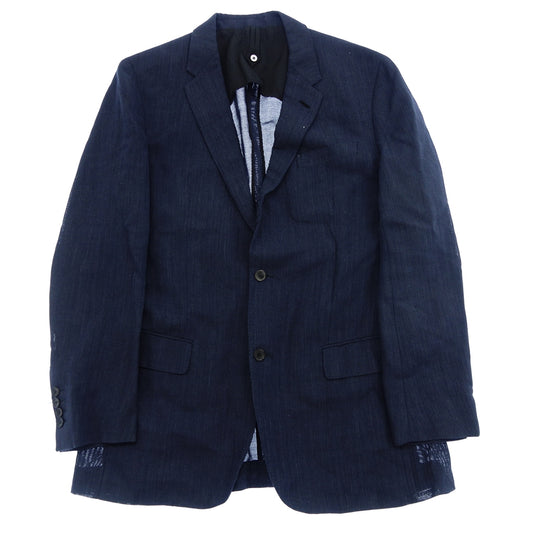 Used ◆Louis Vuitton 2B jacket mohair blend men's 50 navy LOUIS VUITTON [AFB7] 