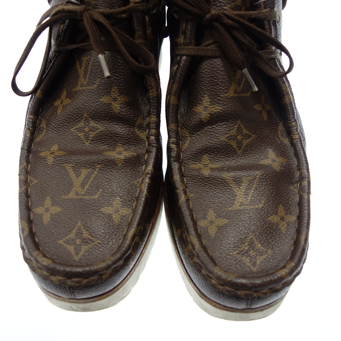 路易威登 x NIGO 马球靴 Monogram LV Mod Line 男士 棕色 7.5 路易威登 [AFC46] [二手] 