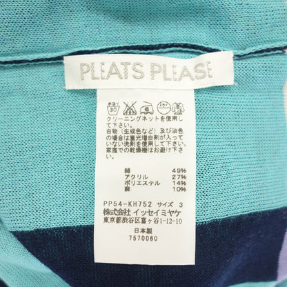 状况良好 ◆ Pleats Please 无袖针织连衣裙束腰外衣全身图案女士多色尺码 3 PP54-KH752 PLEATS PLEASE [AFB25] 