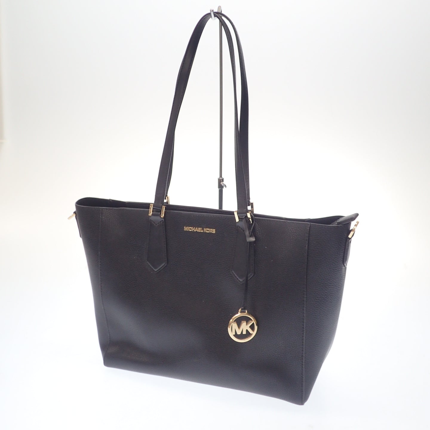 美品◆マイケルコース トートバッグ 2way 3in1 キンバリーレザーラージ ブラック MICHAEL KORS【AFE1】