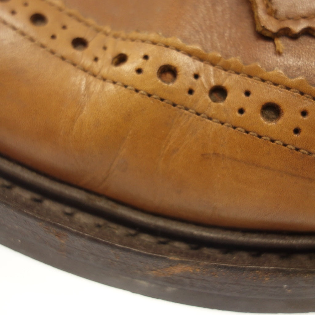 二手 ◆Trickers 乡村靴 Moulton M2508 男式棕色 8.5 码 TRICKERS MALTON [AFC41] 