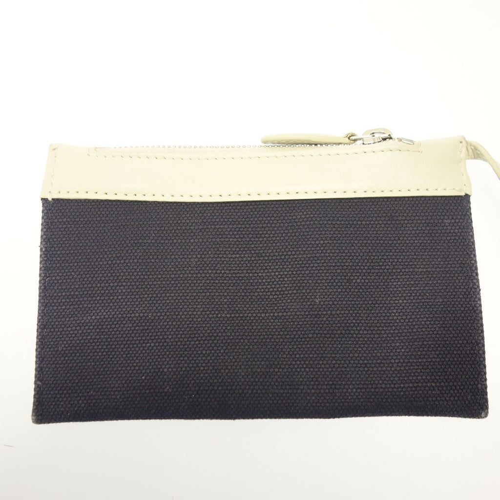 Used ◆ Balenciaga color mini pouch navy Balenciaga [AFI17] 