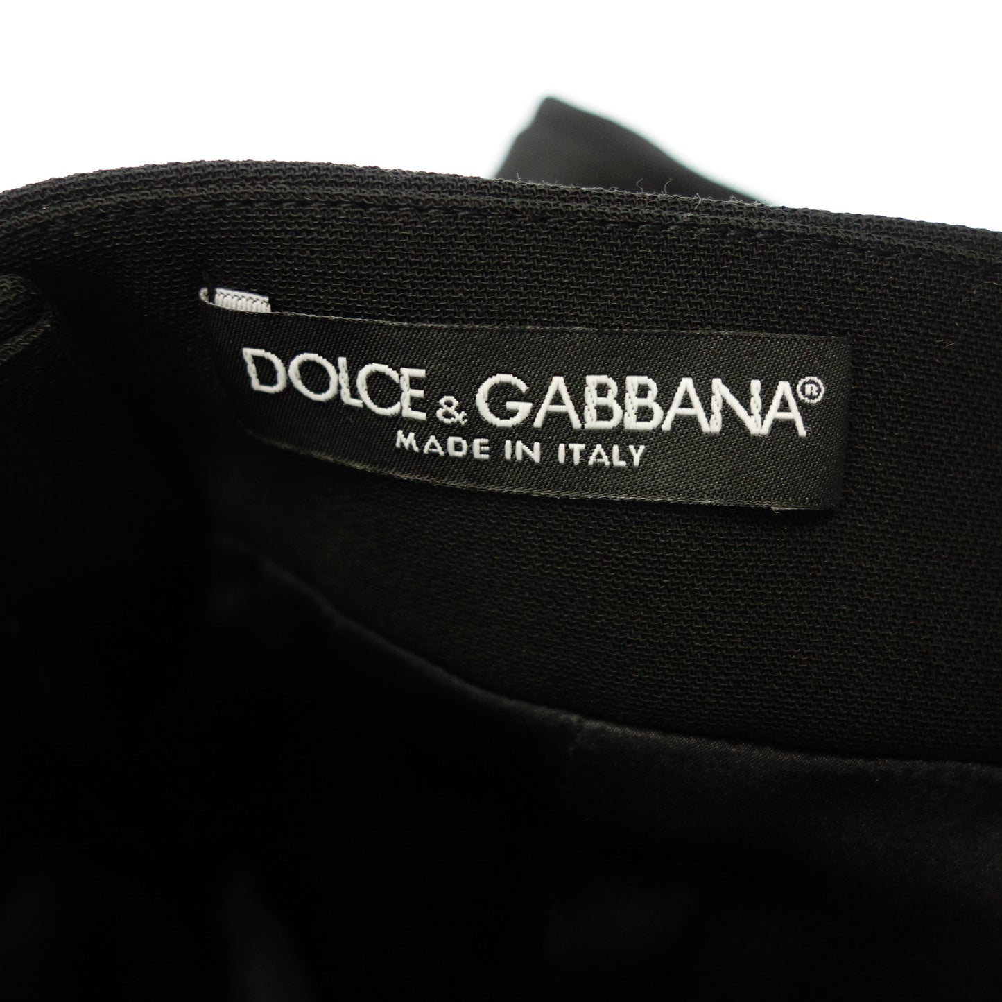 美品◆ドルチェ&ガッバーナ スカート レースデザイン ウール×アクリル サイズ38 レディース 黒 DOLCE&GABBANA【AFB21】