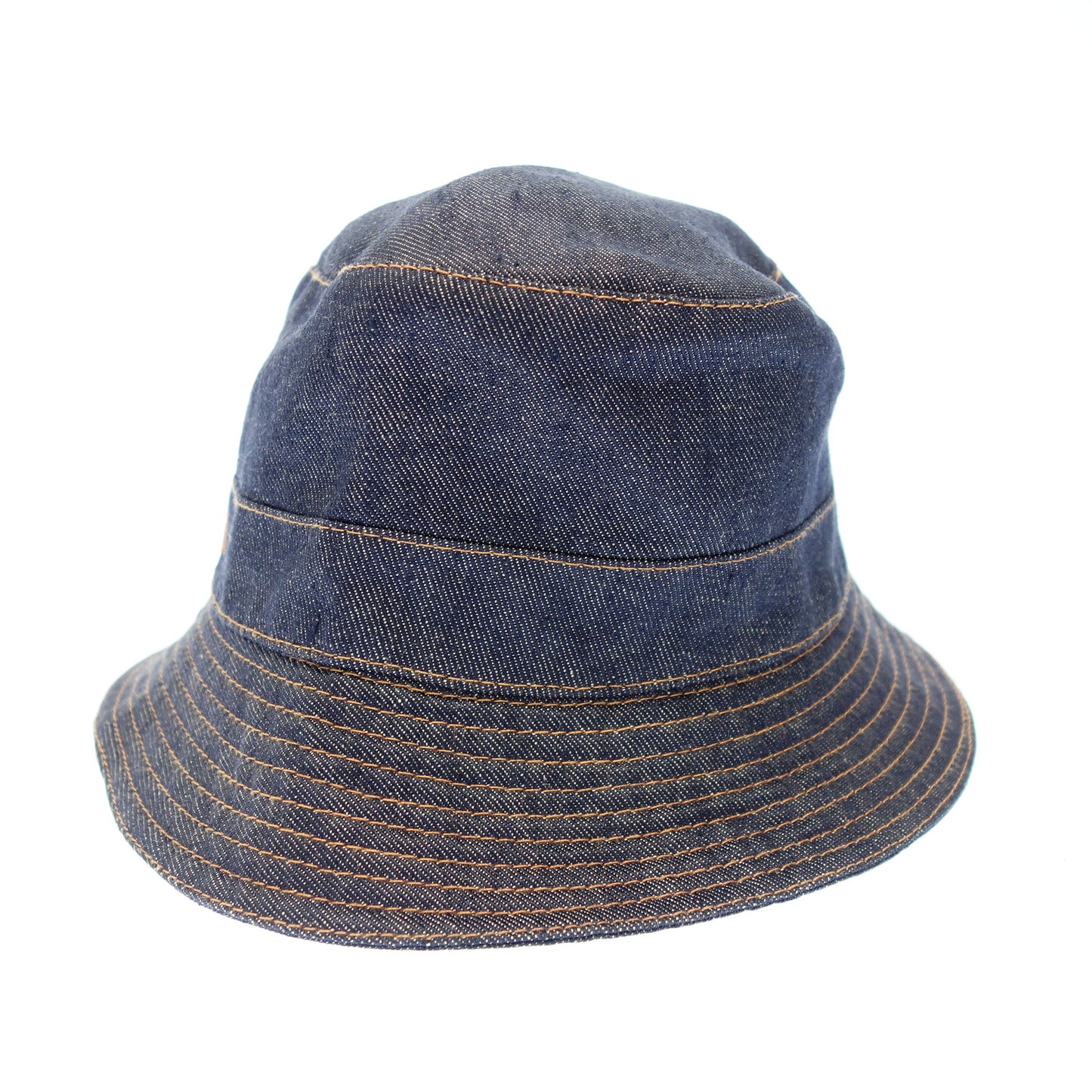 Used ◆Hermes logo hat linen navy size 55 HERMES [AFI21] 