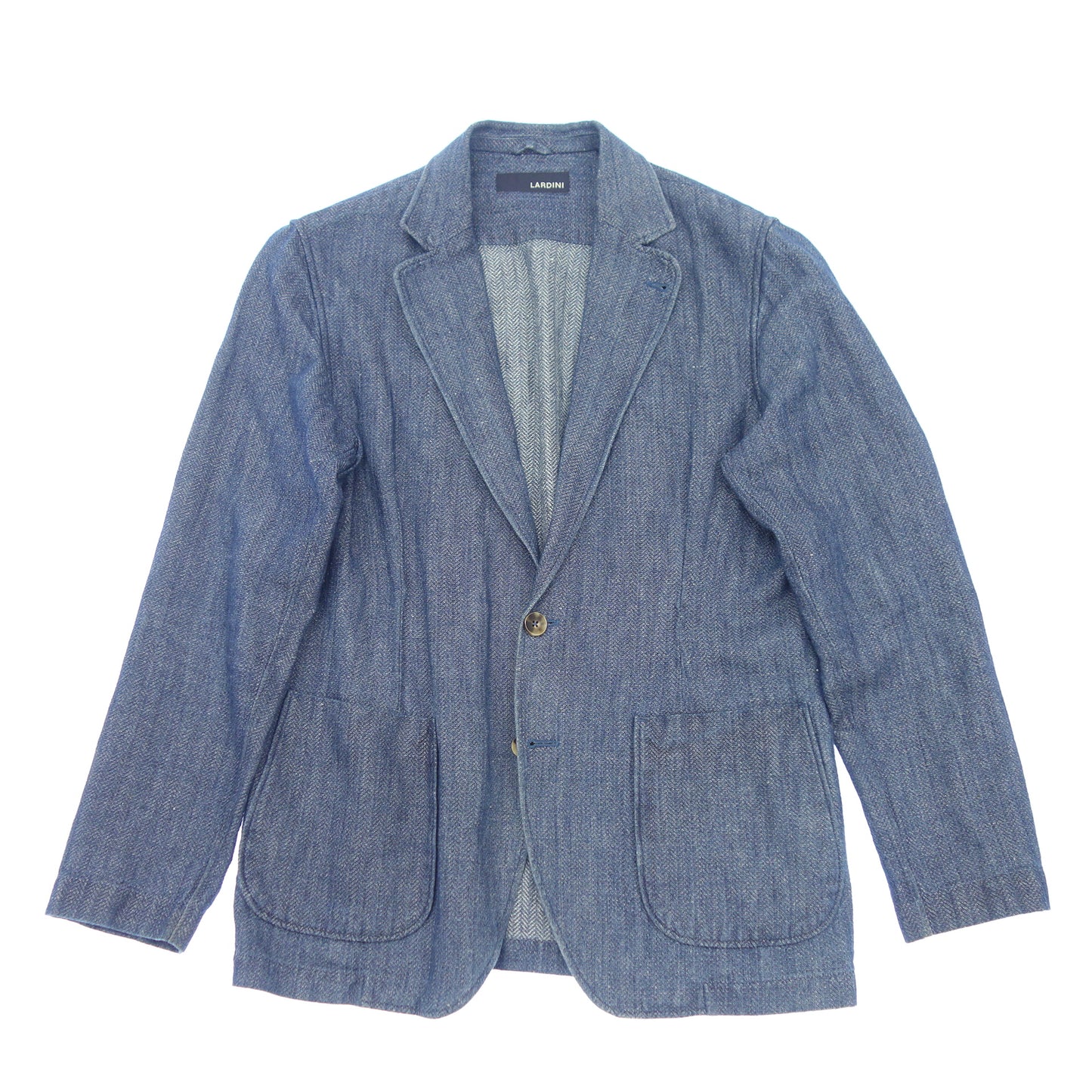 Used ◆Lardini Tailored Jacket Men's Blue Size S LARDINI [AFB14] 