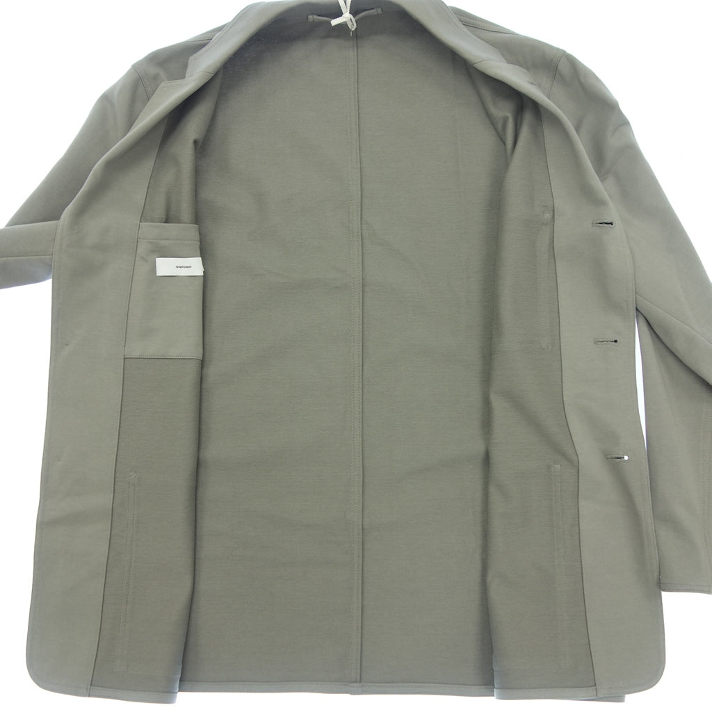 Like new◆Graph paper jacket French work sweat jacket cotton gray size 2 GM201-30013 Graphpaper [AFB3] 