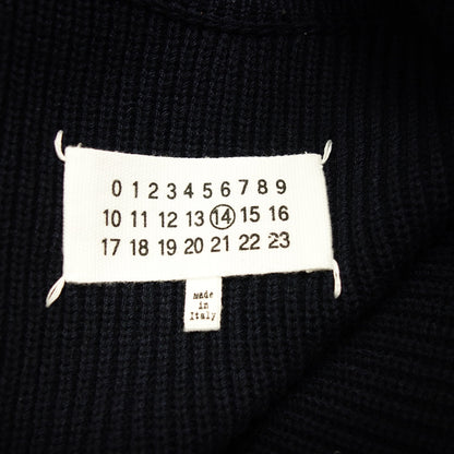 Good Condition◆Maison Margiela Polo Knit Sweater 21AW Men's Navy Size M S50HA1016 S17781 MAISON MARGIELA [AFB35] 