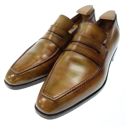 Very good condition◆Berluti leather loafers Andy 0348 Men's size 7.5 Brown Berluti ANDY [AFI12] 