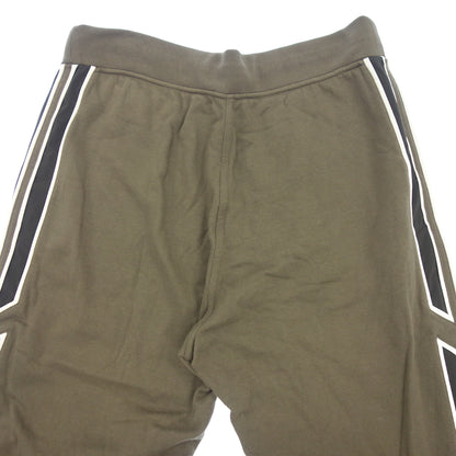 Good condition◆Hermes sweatpants brushed lining cotton men's khaki size L HERMES [AFB40] 