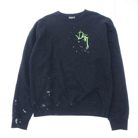 Christian Dior Sweatshirt Dior x Cactus Jack Oversize Sweatshirt Men's Black M Christian Dior [AFB18] [Used] 