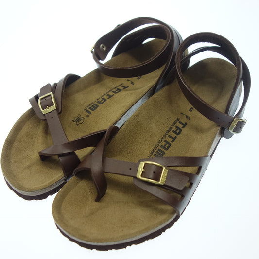 極美品◆タタミ ビルケンシュトック サンダル モルジブ メンズ 42 茶系 TATAMI BIRKENSTOCK Maldive【AFC52】