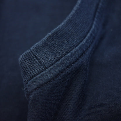 状况良好◆路易威登短袖 T 恤裁剪和缝制 16AW 胸部徽标 RM162Q 海军蓝男式尺码 XL LOUIS VUITTON [AFB51] 