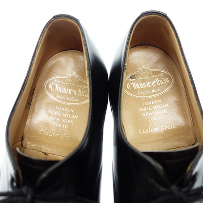 Very good condition ◆ Church's Straight Tip Leather Shoes Consult 173 Last 5 Cities Men's Size 6.5F Black Church's CONSUL [AFD8] 