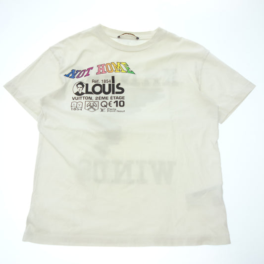 Louis Vuitton Print T-shirt 19SS Virgil Kansas Wind Size XXS RM191 LVO HGY96W Women's White XXS LOUIS VUITTON [AFB10] [Used] 