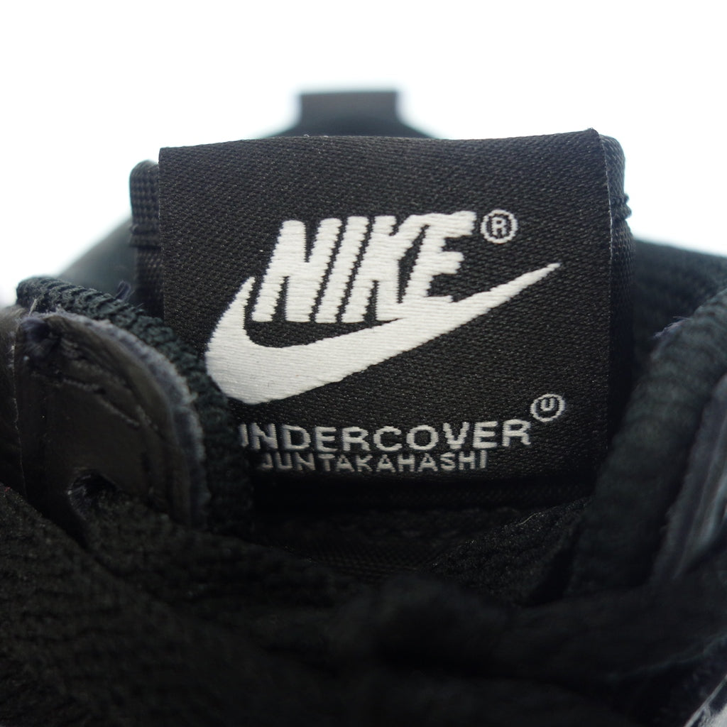 極美品◆ナイキ×アンダーカバー スニーカー ダンクハイ カオス レディース ブラック サイズ23.5 DQ4121-001 NIKE×UNDERCOVER Dunk High Chaos【AFD1】