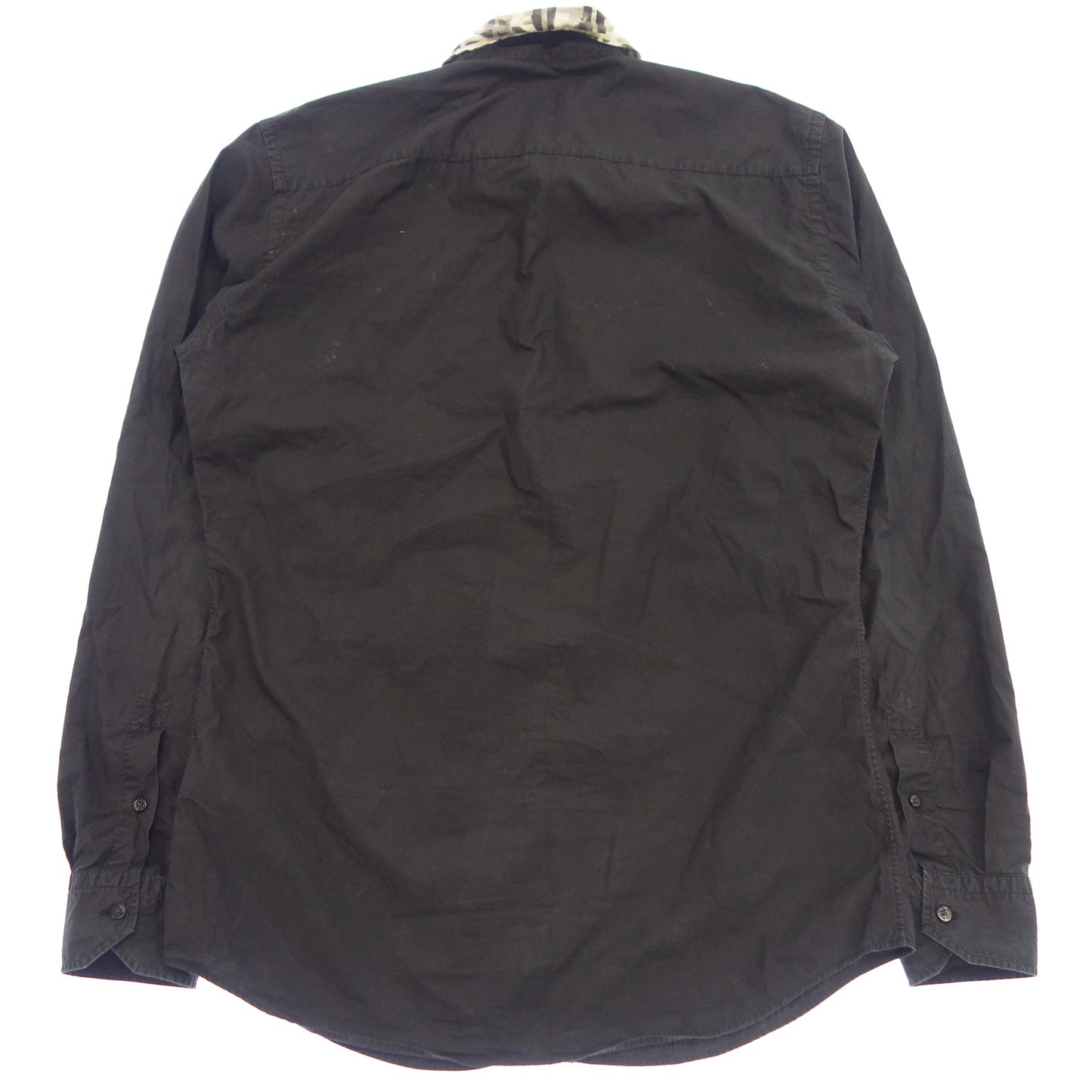 Used ◆Fendi long sleeve shirt cleric color black size 39 men's FENDI [AFB4] 