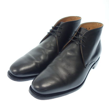 Good Condition◆Scotch Grain 560 Chukka Boots Leather Shoes Men's 26cm EEE Black SCOTCH GRAIN [AFD3] 