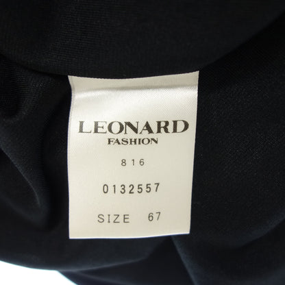 中古◆レオナール スカート レディース 黒 サイズ67 LEONARD【AFB25】