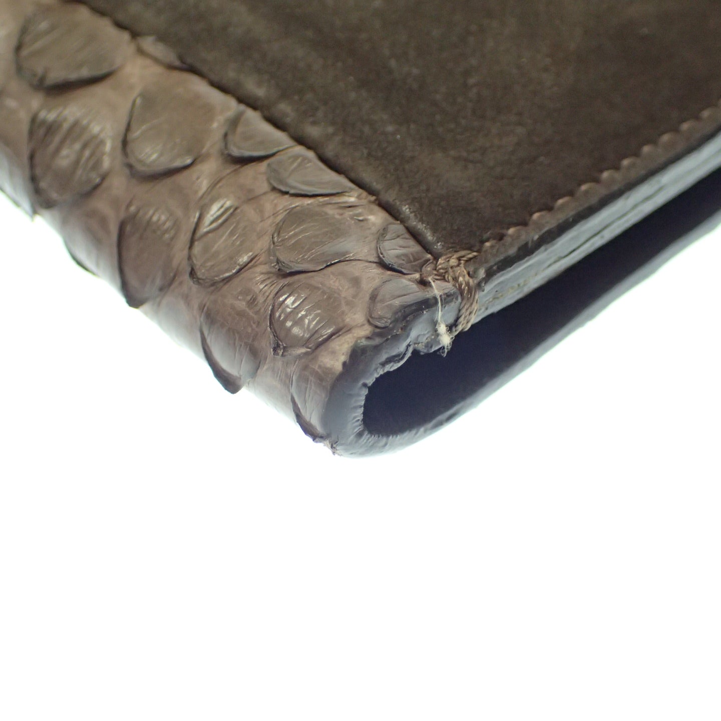 Good condition ◆ Fabiana Filippi clutch bag crocodile embossed leather FABIANA FILIPPI [AFE2] 