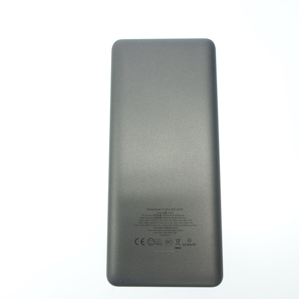 Good condition ◇ Anker PowerCore III Elite Mobile Battery Black
