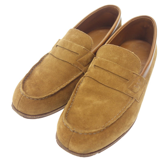 Good condition ◆ JM Weston leather shoes loafers Lumoc 281 suede men's brown size 6E JMWESTON [LA] 