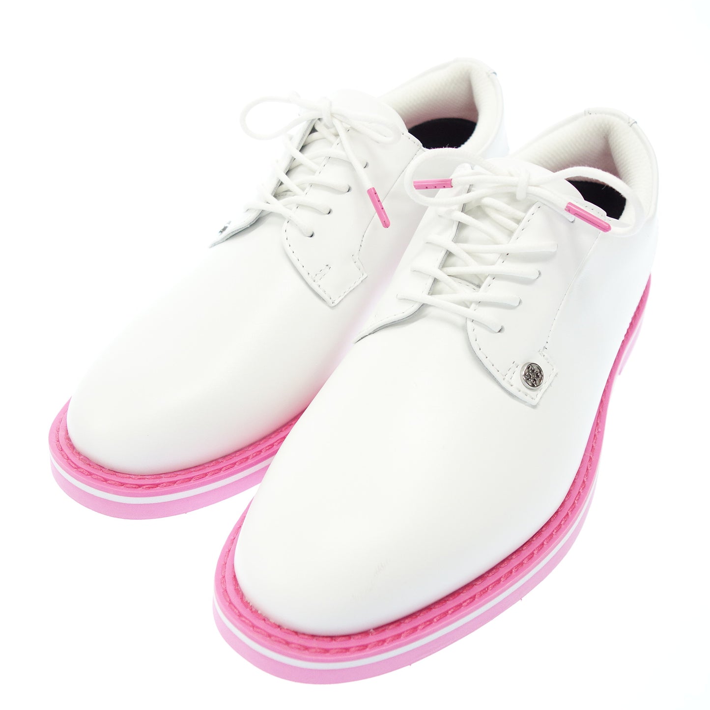 Like new◆G-Fore Golf Shoes G4MS23EF01 Men's White Pink Size 25.5 G/FORE [AFD9] 