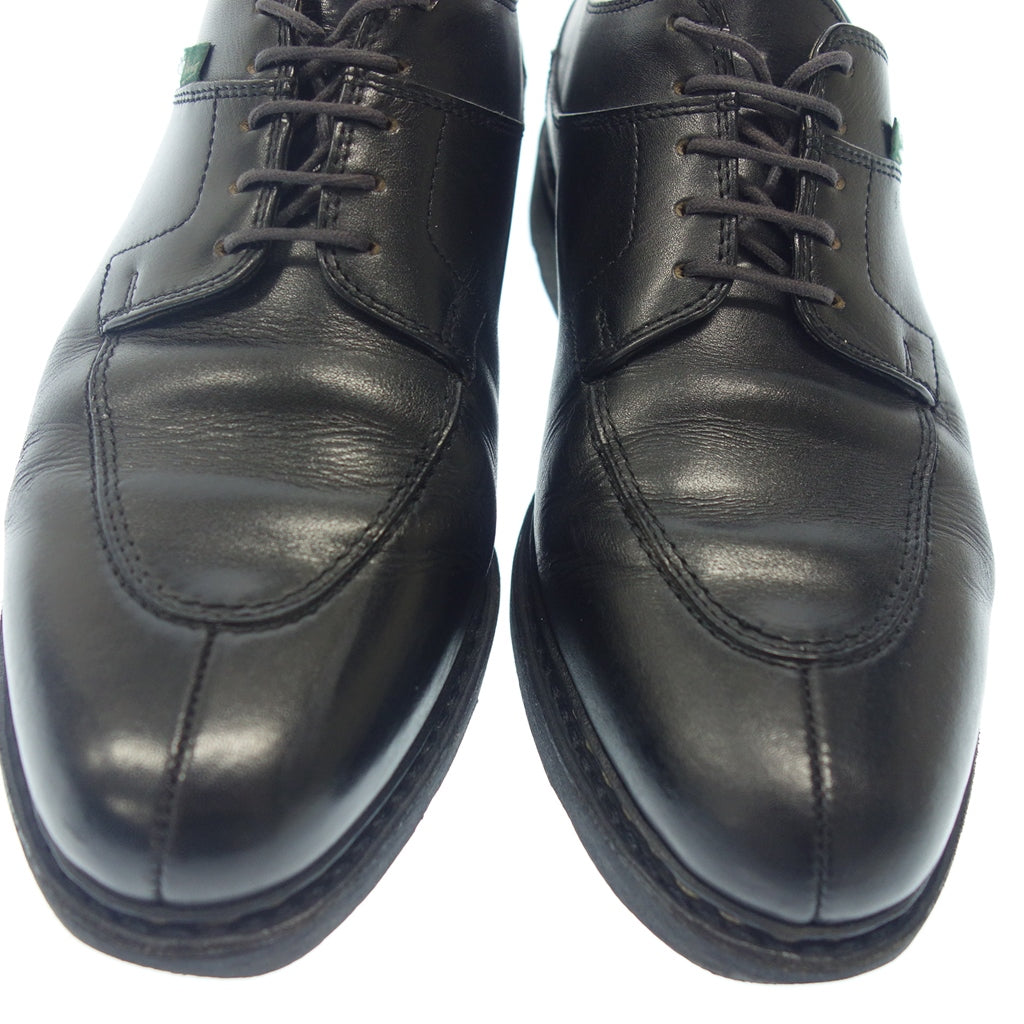 Used Paraboots Leather Shoes AVIGNON Men's 8 Black PARABOOT [AFD7] 