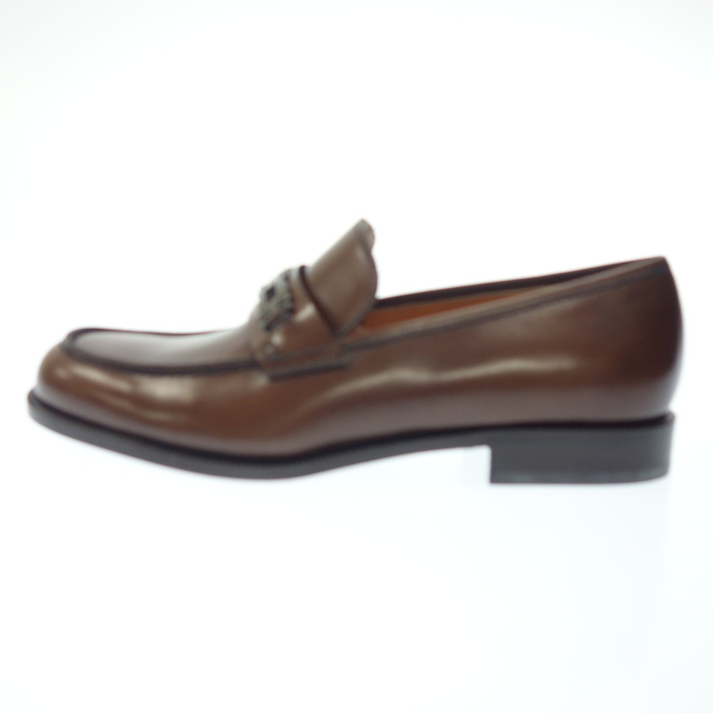 Very good condition ◆Salvatore Ferragamo bit loafer men's 8h brown Salvatore Ferragamo [AFC55] 