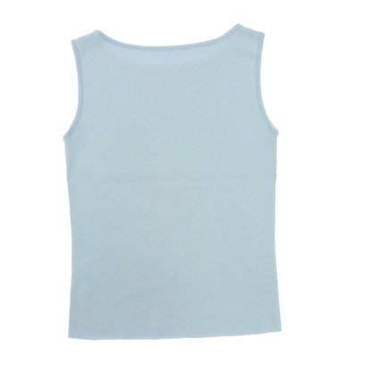 Very good condition ◆ FOXEY BOUTIQUE Sleeveless 41209 Ladies Blue Size 40 FOXEY BOUTIQUE [AFB28] 