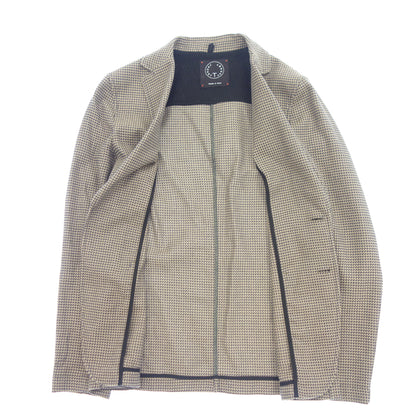 Tee jacket tailored cotton men's allover pattern size S T-JACKET [AFB14] 