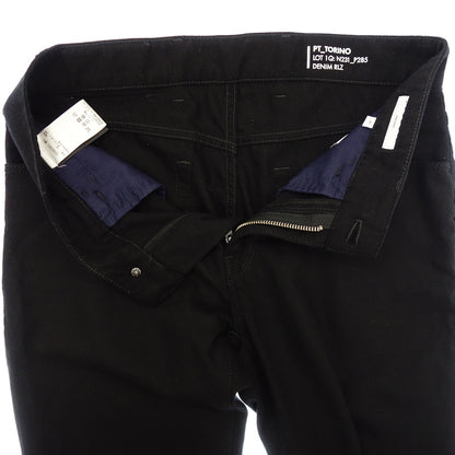 Very good condition◆PT TORINO denim pants swing wool men's black size 31 PT TORINO [AFB35] 