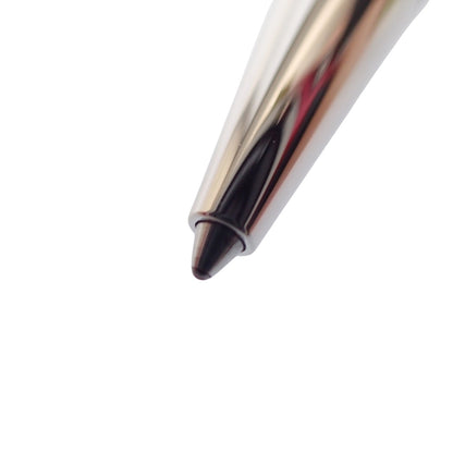 Like new◆Mont Blanc Ballpoint Pen Meisterstuck Silver Rotating Black Series MONT BLANC [AFI21] 