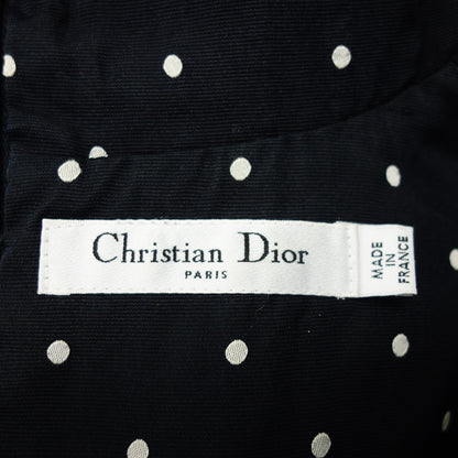 クリスチャンディオール ワンピース ドット レディース ネイビー 40 Christian Dior【AFB29】【中古】