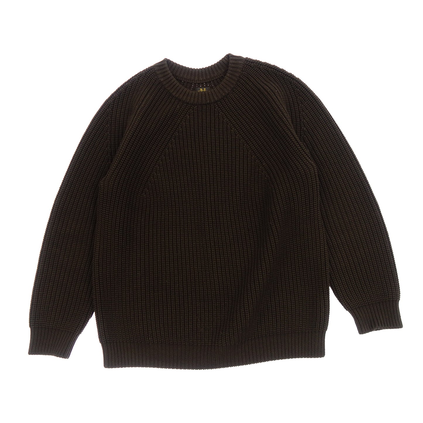 Good condition ◆ BATONER High Gauge Cotton Knit Sweater Men's Brown Size 1 BATONER [AFB40] 