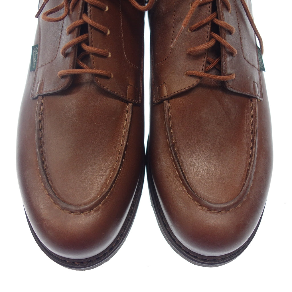 像全新一样 ◆ Paraboots 皮鞋 U 型 Chamboard 710708 男式 Maron Brown 尺寸 9 Paraboot CHAMBORD [LA] 