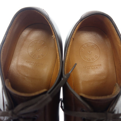 Good condition◆WHEEL ROBE Leather shoes Plain toe 15066 Chrome Excel Men's Brown 6.5E WHEEL ROBE [LA] 