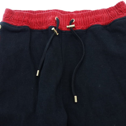 Used ◆ Balmain sweatpants bicolor men's navy x red size L BALMAIN [AFB25] 