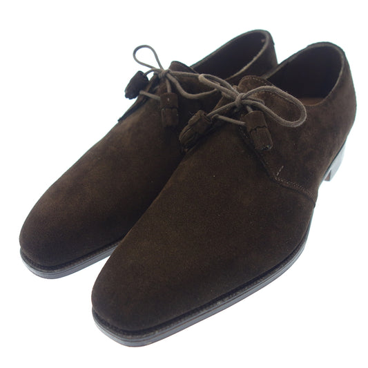 Like new◆Edward Green Leather Shoes Holborn Plain Toe EXTER Suede Men's 7.5 Brown Genuine Shoe Tree EDWARD GREEN HOLBORN [LA] 