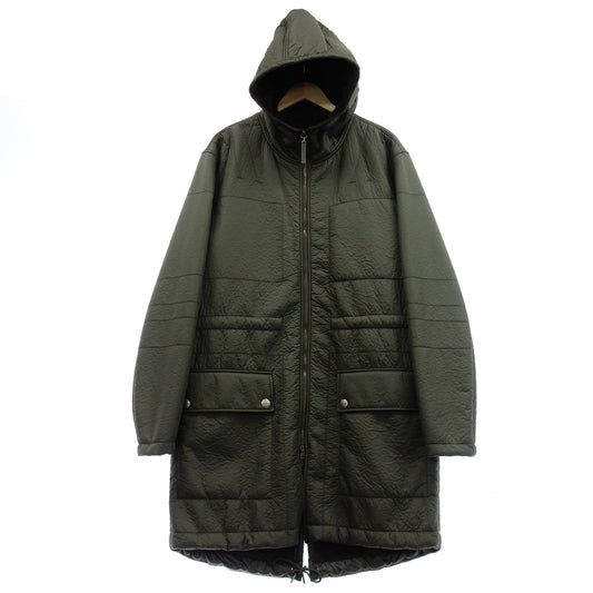 Bikkenberg hooded coat lining boa three-way blend olive men's 38 BIKKEMBERGS [AFA16] [Used] 