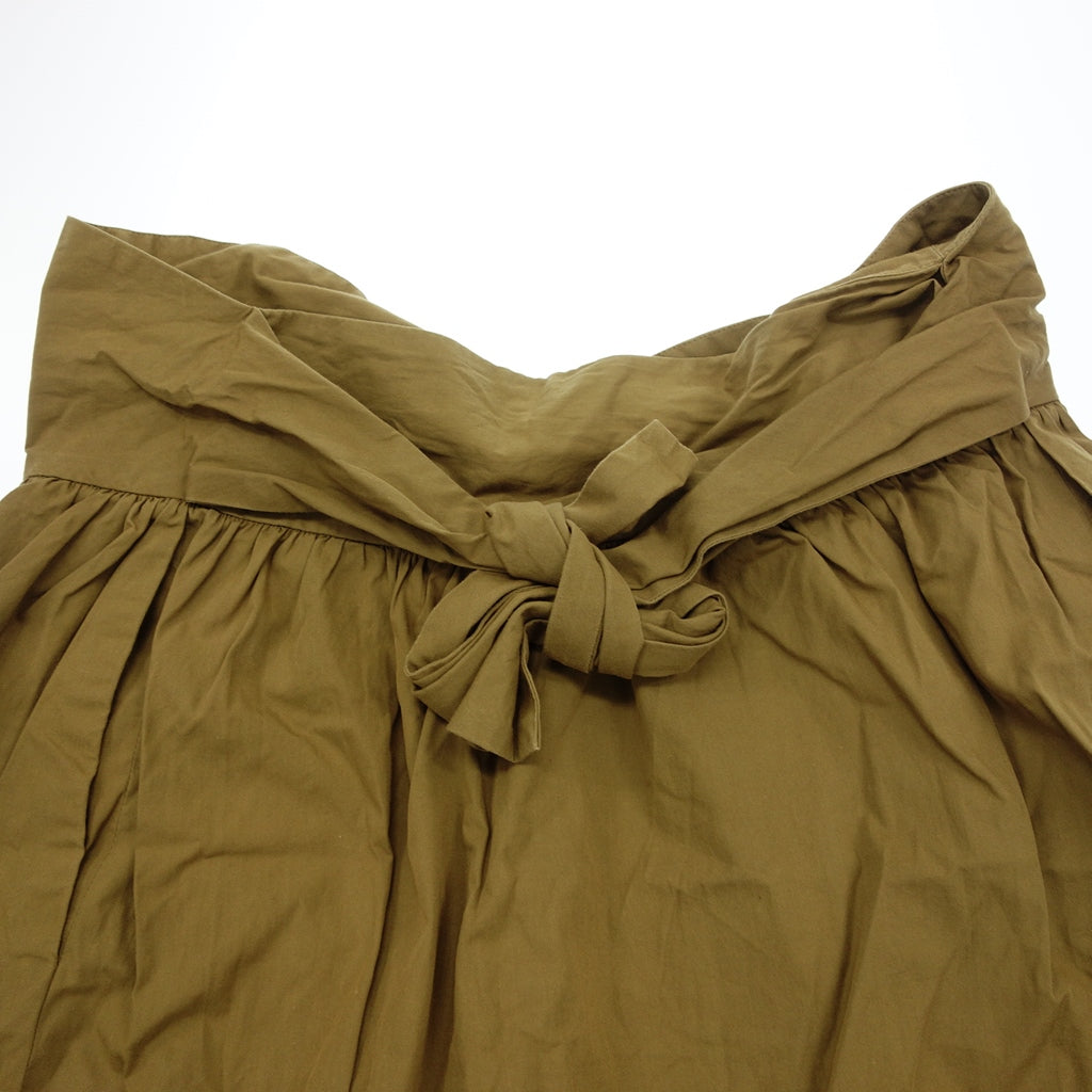 Good condition◆Chloe Cotton Skirt Ladies 34 Brown Chloe [AFB9] 