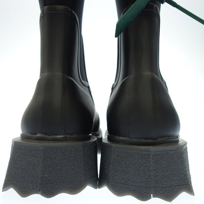 Very good condition ◆ Off-White Rain Boots Virgil Abloh Women's 39 Black Off-White [AFC51] 