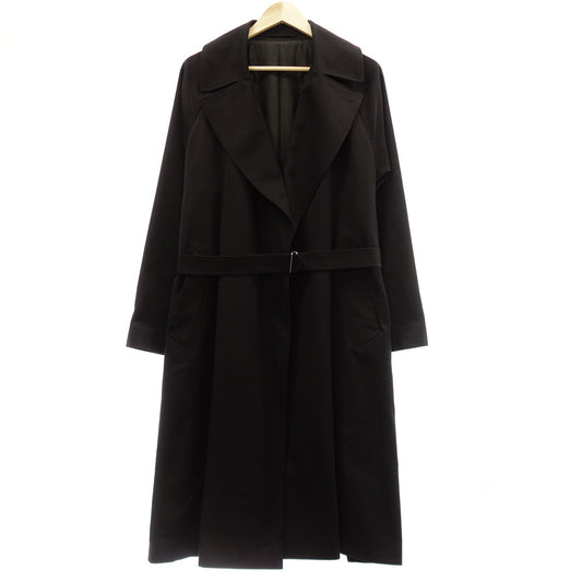 Very good condition ◆ Komori Cotton Gabber Tie Locken Coat 23SS X01-04001 Men's Black 2 COMOLI [AFA3] 