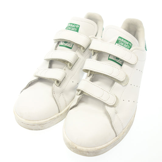 二手 ◆ 阿迪达斯运动鞋 Stan Smith Comfort Velcro S75187 男式 白色 x 绿色 26.5cm adidas [AFC5] 