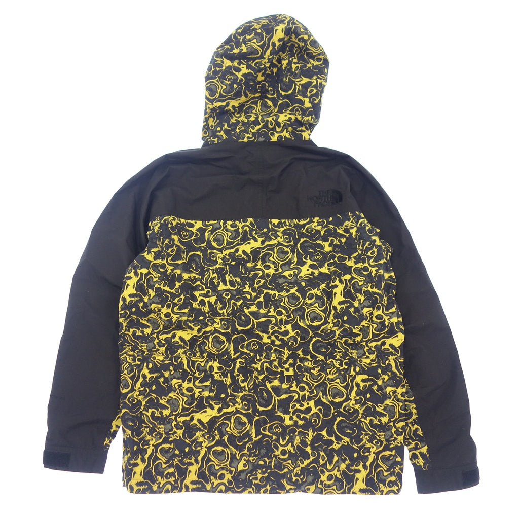 Very good condition◆The North Face NP61960 Mountain Light Jacket All over pattern Men's Black x Yellow Size L THE NORTH FACE [AFB53] 