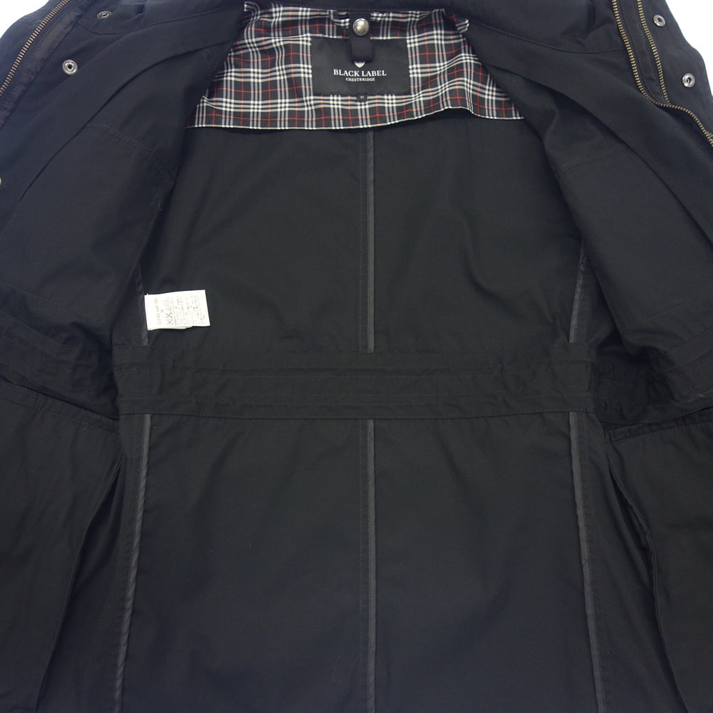 中古◆ブラックレーベル クレストブリッジ ジャケット コットン メンズ ブラック系 サイズM BLACK LABEL CRESTBRIDGE【AFB41】