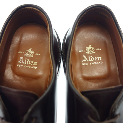 状况良好◆Alden 皮鞋 平头 990 Cordovan 男士酒红色 US8D ALDEN [LA] 