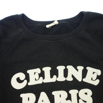 Used◆CELINE Sweatshirt 20AW Cotton x Cashmere Chest Logo 2Y138607F Men's Gray Size XS CELINE [AFB16]