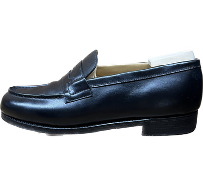 Good condition ◆ JM Weston Women's Leather Shoes Loafers 180 Black 4.5D JMWESTON 