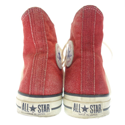 Used ◆Converse Sneakers Vintage All Star High Cut Suede Men's Size 10.5 Red CONVERSE [AFC30] 